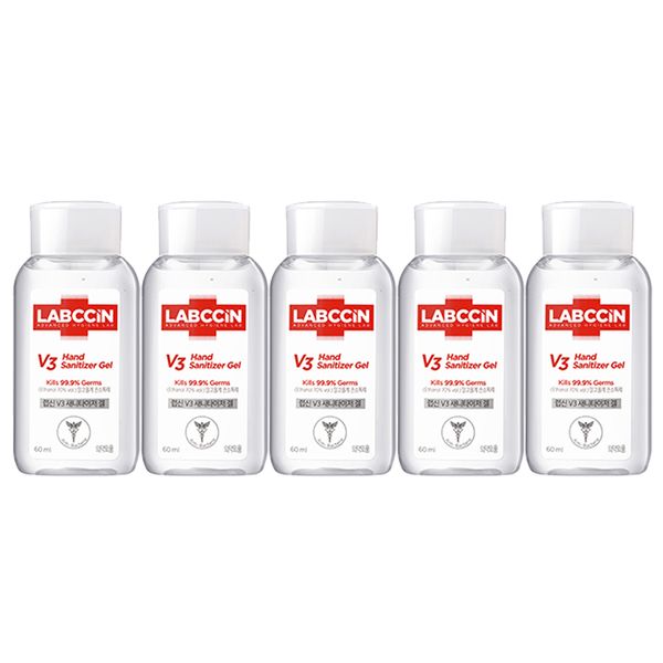 [오늘출발] 랩신 핸드 새니타이저겔 60ml  5개 / 휴대용 손소독겔 손소독제 답례품