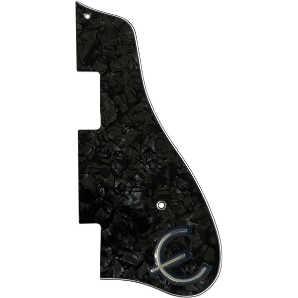 [호환] 9921481 기타 픽가드 호환 부품 기타보호 Ep아이폰 1964 카지노 스타일 W / Metal e 픽 가드 4층 블랙 펄