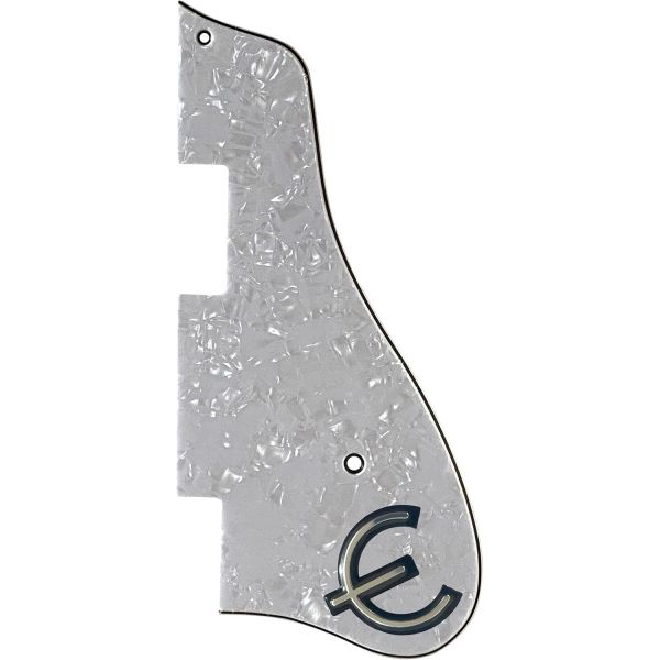 [호환] 9921439 기타 픽가드 부품 피크가드 호환 Ep아이폰 1964 카지노 스타일 W / Metal e 픽 가드 4층 화이트 펄