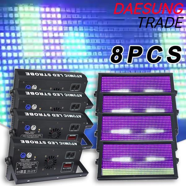 [오늘출발] 마틴 LED RGBW 스트로브 워싱 효과 무대 조명 파티 DJ 디스코 콘서트 라이브 쇼 경마 램프 48 + 존 로트