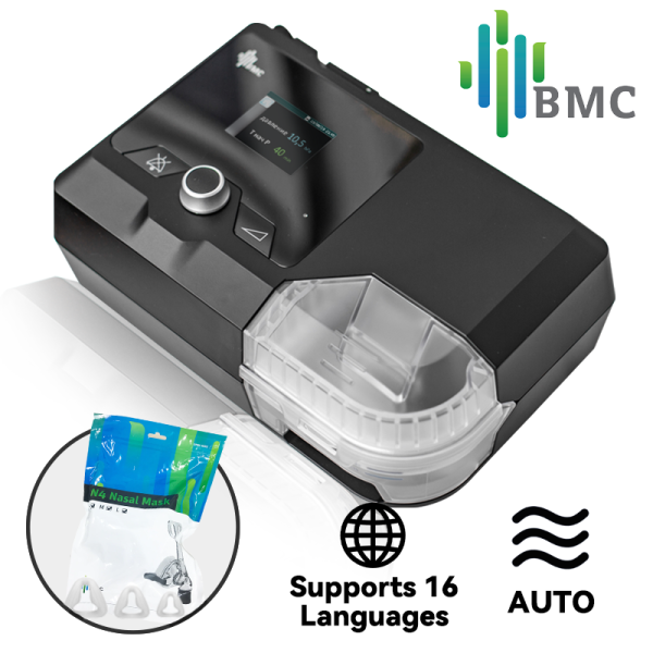 BMC 자동 양압기 G2S A20 오토 양압기 마스크 포함