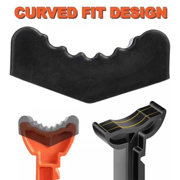 1Pai 유니버설 잭 미끄럼 방지 캡 패드 자동차 슬롯형 리프트 잭 스탠드 고무 패드 바닥 어댑터 프레임 레