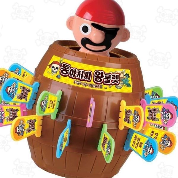 해적 통아저씨 왕룰렛 내기 안전소재 벌칙 놀이용품 파티소품 운게임 가족놀이 행운선택
