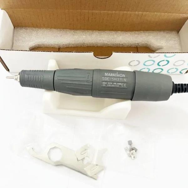 [해외] 드릴 펜 H37LN 45000RPM 핸드 피스 STRONG 210 컨트롤 박스 전기 매니큐어 기계 손톱 드릴 핸들 네일 도구