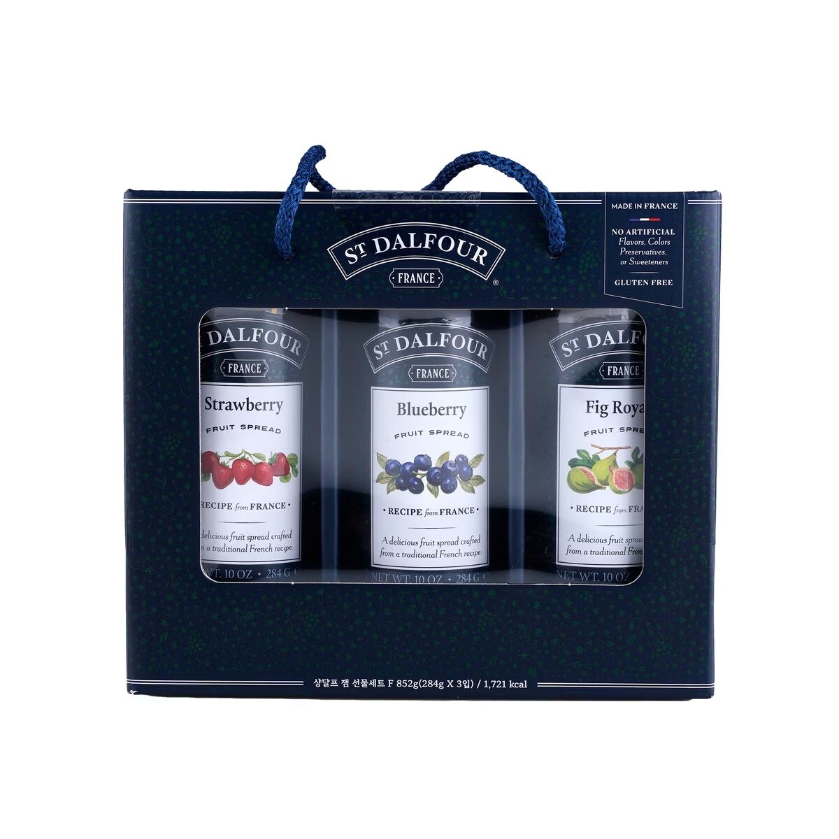 [오늘출발] 샹달프 샹달프 잼 3종 세트 딸기 블루베리 무화과 284g 선물박스 포함