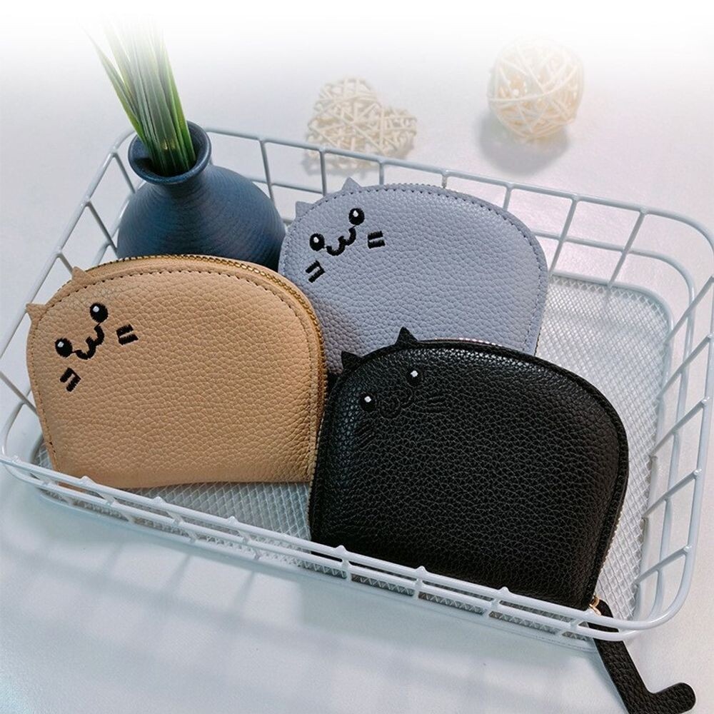 고양이 카드 지갑/수납/학생/미니/포켓/신분증/신용/명함/파우치/교통/케이스/심플/얇은/예쁜/슬롯/카드용