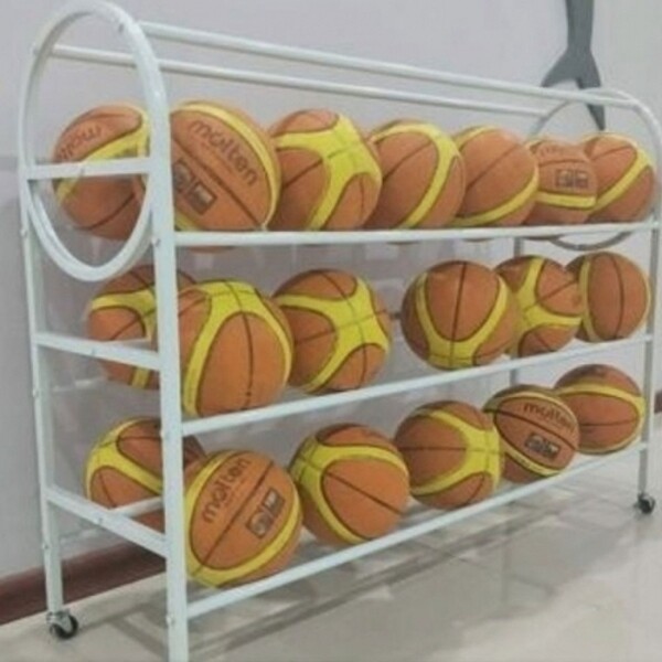 (확인사항 제작기간2주소요)스카로 공보관함 학교 체육 축구공 농구공 거치대 7열