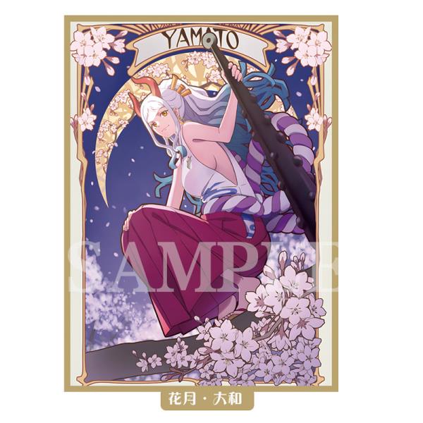 [오늘출발] 60 개/대 원피스 야마토 페로나 플래시 카드 슬리브 PTCG 애니메이션 게임 보호 커버 선물 장난감