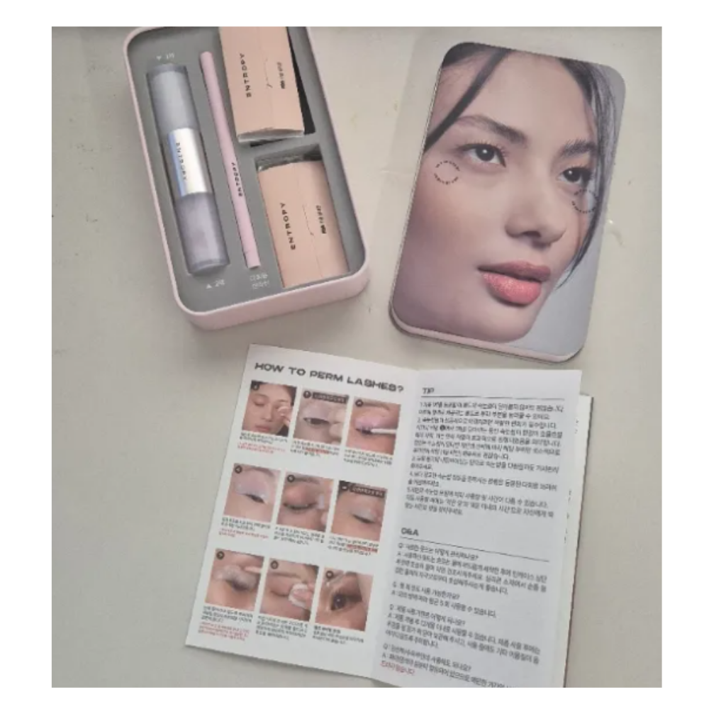 ENTROPY Makeup 엔트로피메이크업 셀프 래쉬펌 셀프속눈썹펌 속눈썹펌키트 1box