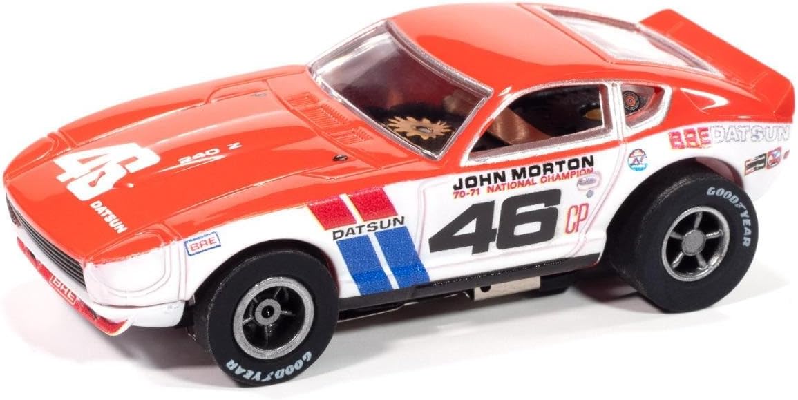 [오늘출발] SC420-2 오토 월드 엑스트랙션 1971 BRE Datsun 240Z 46 HO Scale Slot Car