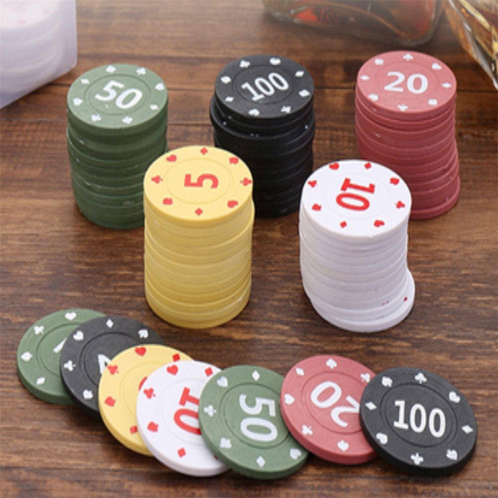 [오늘출발] 숫자 포커칩 100P 카지노칩 숫자포커칩 정리된세팅 모임분위기업