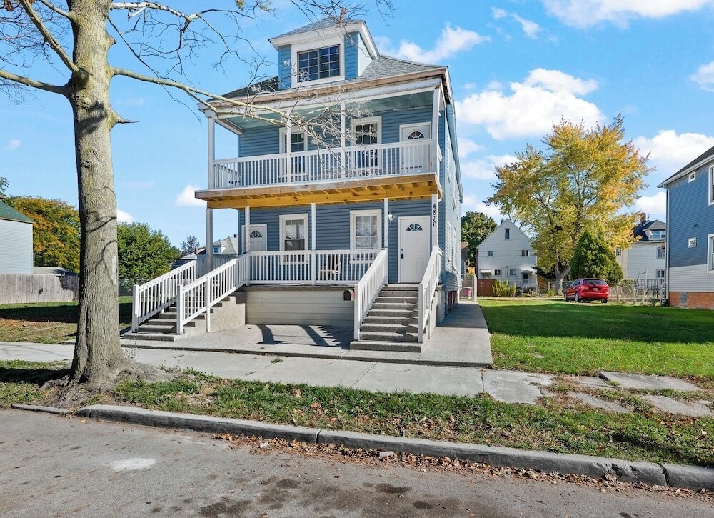 [해외] | Detroit | 새로운 다운타운 럭스 3 베드룸 무료 주차 에어컨 및 와이파이