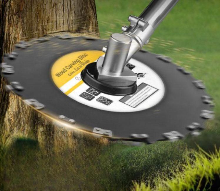 나무자르는 예초기날 대나무 잔디 나일론 커터 체인 직각체인 망간강 범용