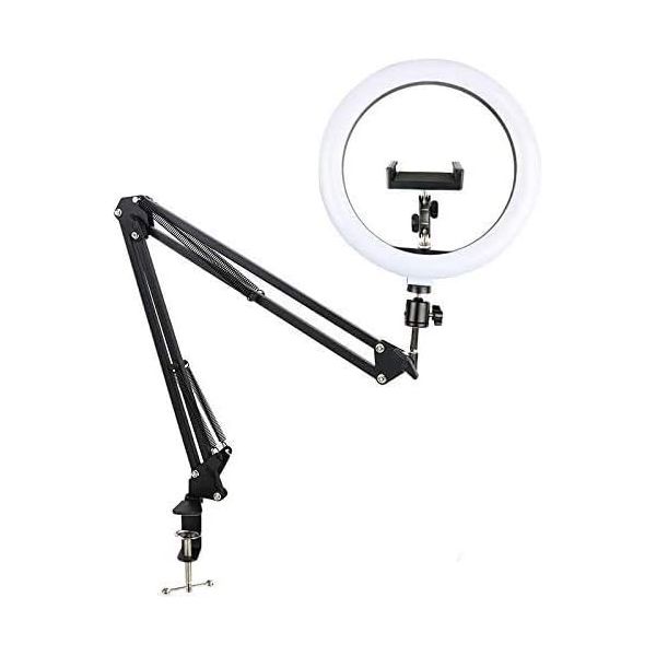 라이트 스탠드 촬영 유튜브 영상 실시간 라이브 메이크업 120 LED 전구 3가지 조명 모드에 사용되는 WLP 플