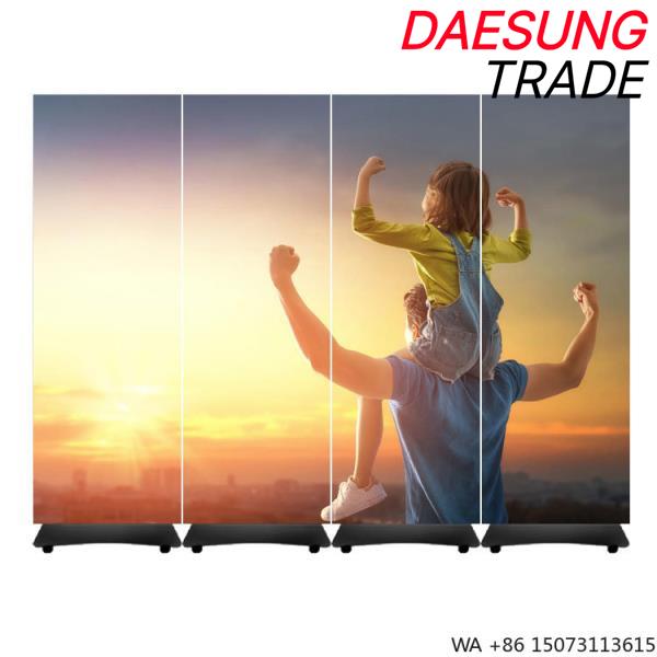 [오늘출발] LED 접이식 포스터 고휘도 에너지 효율 알리익스프레스 도매 방수 상업용 실내외 광고