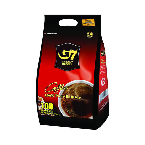 200개입 G7 베트남 블랙커피 1팩(2g x 100개입) 2봉지