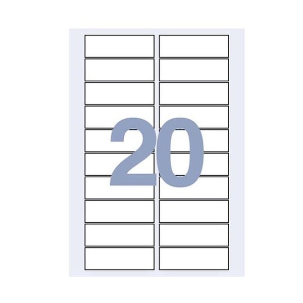 세모네모 전찐산 라벨지 C-3050 주소라벨 100매 20칸