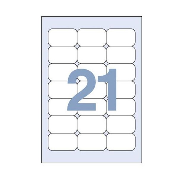 세모네모 전찐산 라벨지 C-3004 주소라벨 100매 21칸