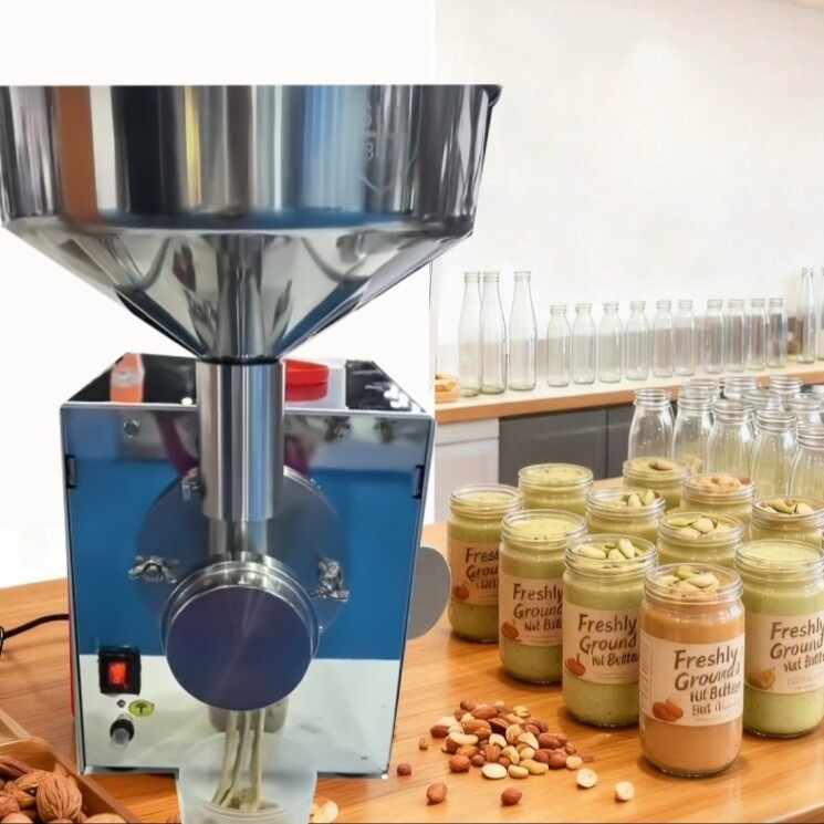 피스타치오 페이스트 기계 두쫀쿠 대용량 만들기 스프레드 분쇄기 업소용 제조기