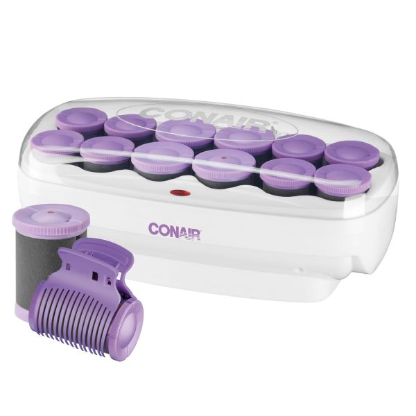 Conair Ceramic 1.5인치 1.75인치 핫 롤러 보너스 슈퍼 클립 포함 큰 컬과 볼륨감 있는 웨이브