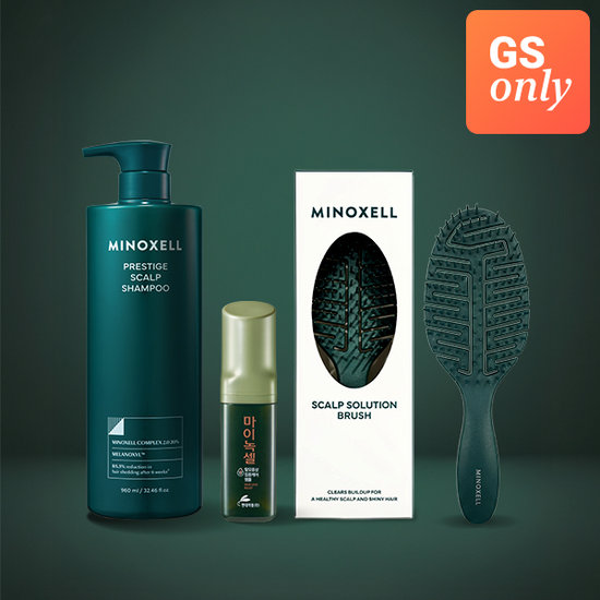 마이녹셀 시그니처set마이녹셀 현대약 품 프레스티지 스칼프 샴푸 960ml+인텐시브 스칼프 앰플 60ml+스칼프 솔루션