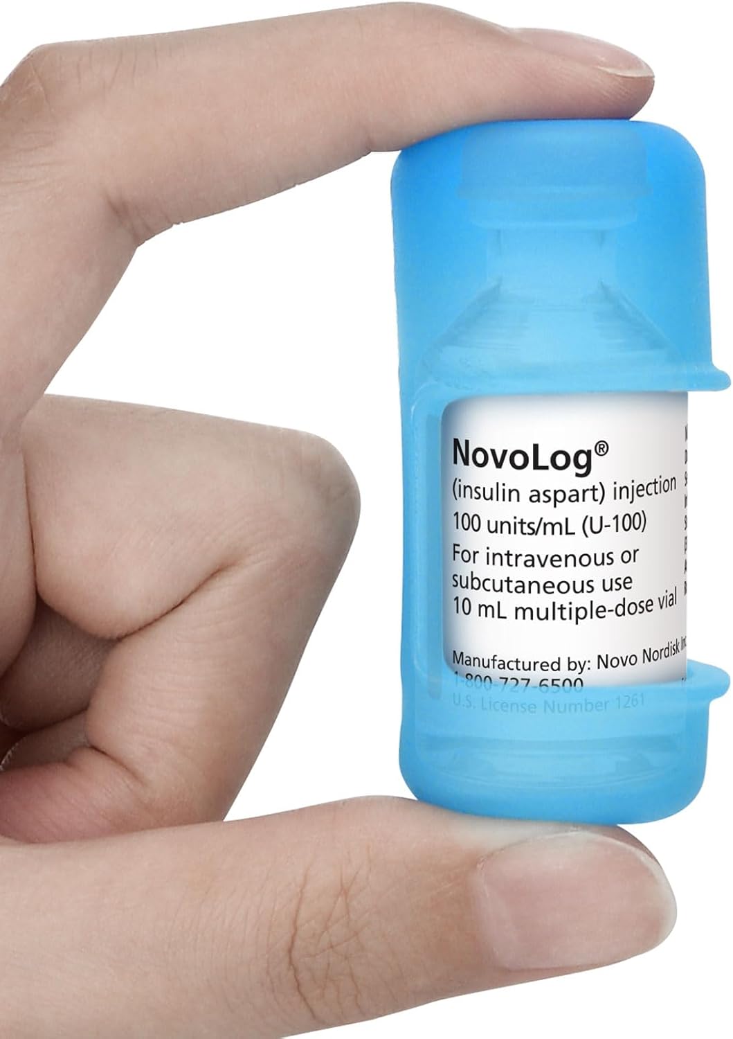 [오늘출발] 10ML 짧은 바이알용 APDTEK 인슐린 바이알 프로텍터 케이스(노볼로그 휴마로그