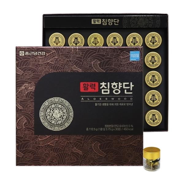 [오늘출발] 종근당건강 종근당 건강 침향환 침향단 30환 침향환복용법 프리미엄 황제 침향 쇼핑백 명절선물 1박스