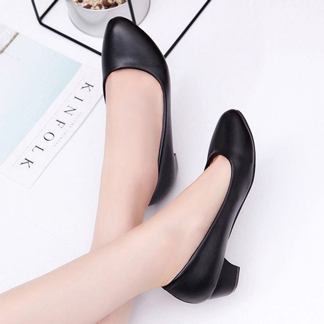 [오늘출발] (당일발송) 펌프스힐 면접 정장 여성 발편한 알바 통굽