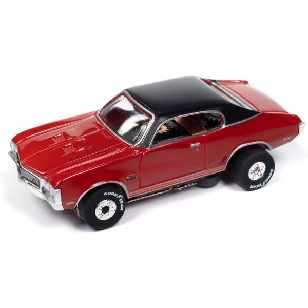 다이캐스트 피규어 미니카 오토 월드 썬더젯 SC406-3B 1970 GS 파이어 레드 HO 스케일 슬롯카