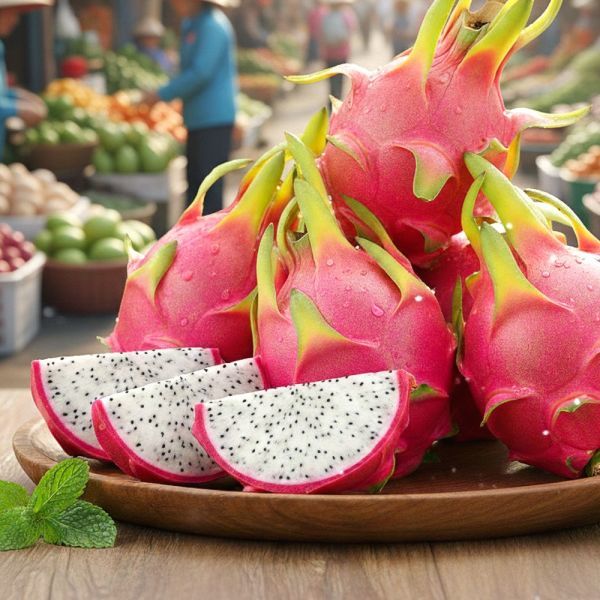 프리미엄 백용과 화이트 드래곤프루트 흰용과 1.5kg (3과/정상품) 부드러운 과육과 깔끔한 단맛