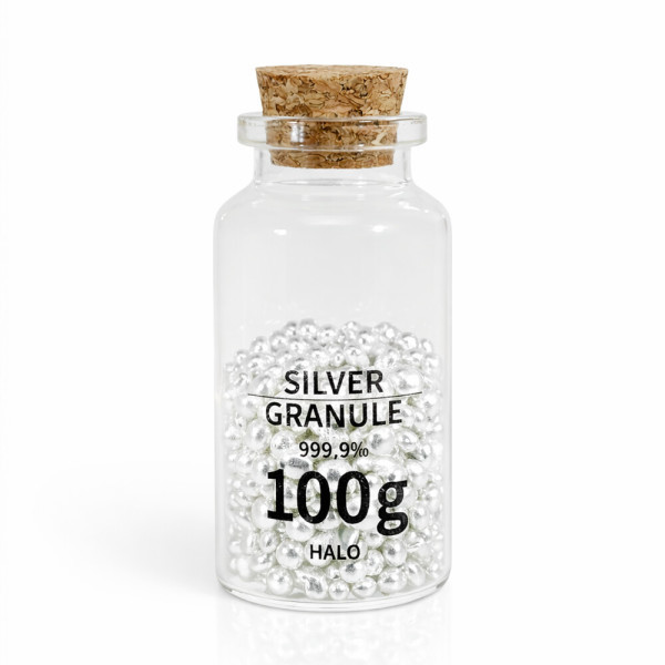 [오늘출발] 순은 99.99% 포나인 실버그래뉼 100g 실버바 원재료 보증서