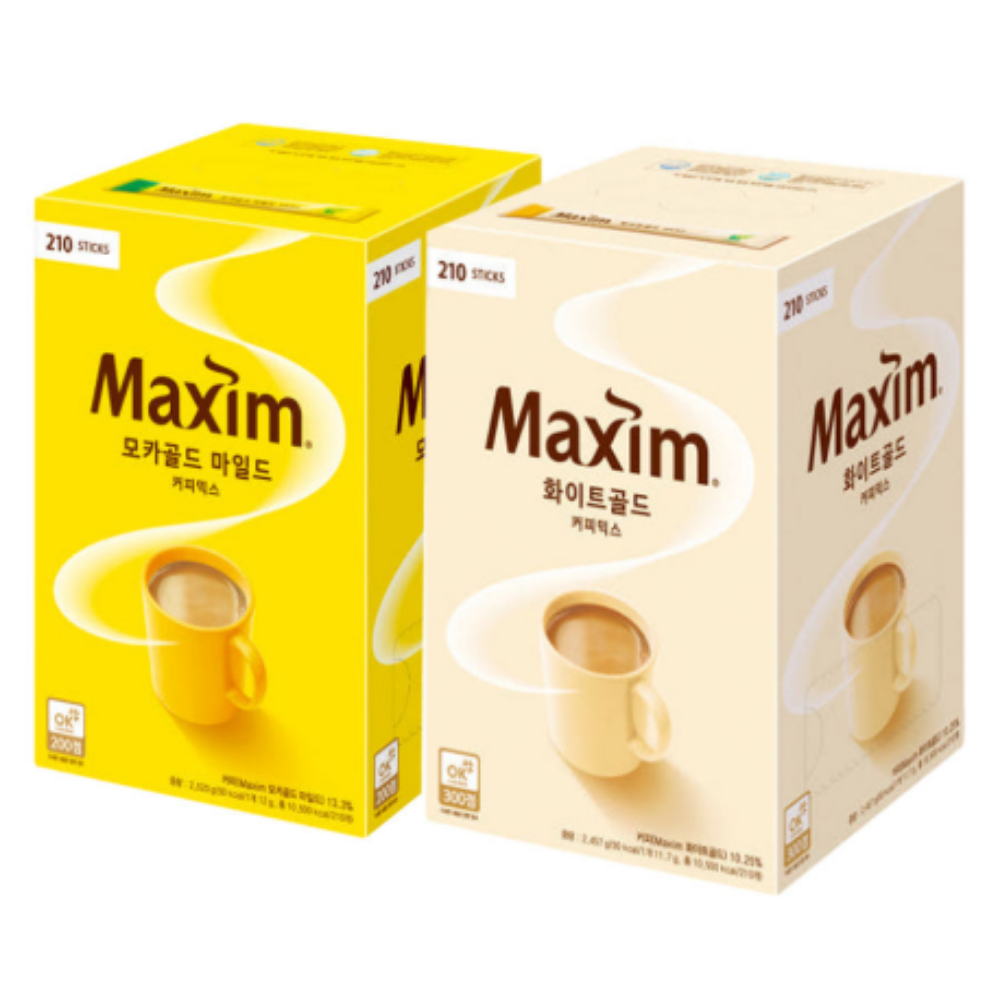 맥심 화이트골드 210T + 모카골드 마일드 210T