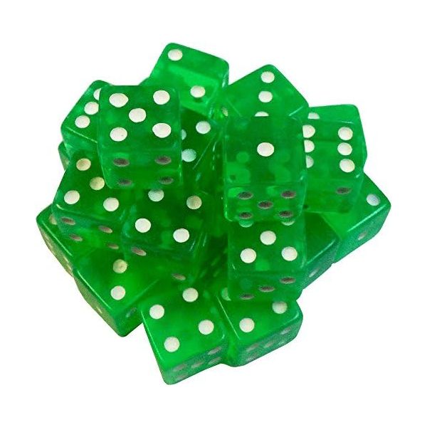 다면체 주사위 타로 세트 룰렛 25 18mm 그린Dice 의 새로운 홈경기 Rounded Dice카지노 게임