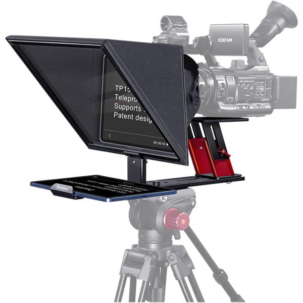 텔레프롬프터 라이브 실시간 TP150 휴대용 범용 카메라 사진 스튜디오 스마트폰 인터뷰 넓은 활용도