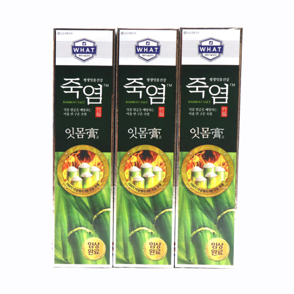 [LG생활건강][오늘출발] 죽염 페리오 단품 치약 죽염 잇몸고 120g x 3입