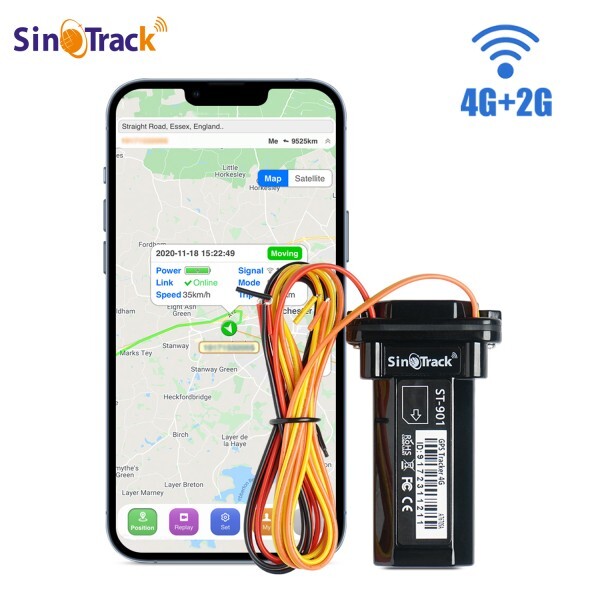 [오늘출발] 온라인 추적 앱이 된 자동차 차량 GPS 장치 오토바이용 최고의 SinoTrack 4G GPS 트래커 방수 내장 배터리
