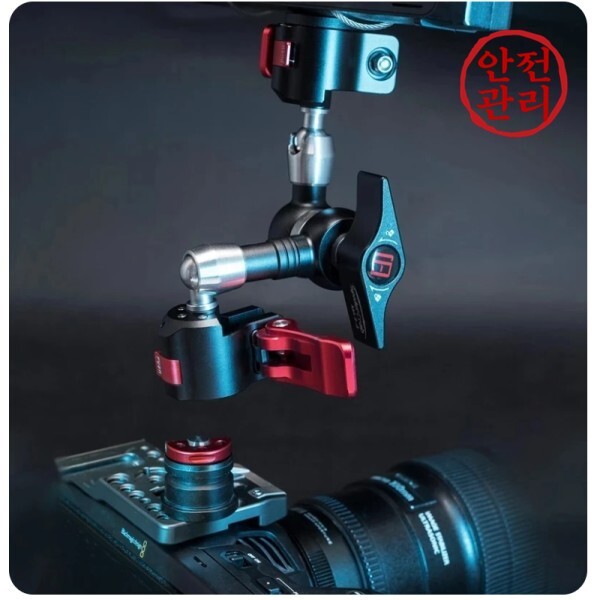 오토바이 스티커 IFootage MA5-6 스파이더 크랩 매직 암 손 사진 SLR 모니터 필 라이트 범용 LCD 스크린 스