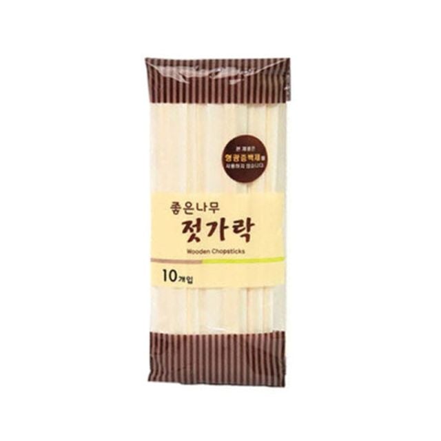 좋은나무 일회용 젓가락 10P 10개 일회용젖가락 주방잡화 일회용식기 주방용품phi8+3zUu