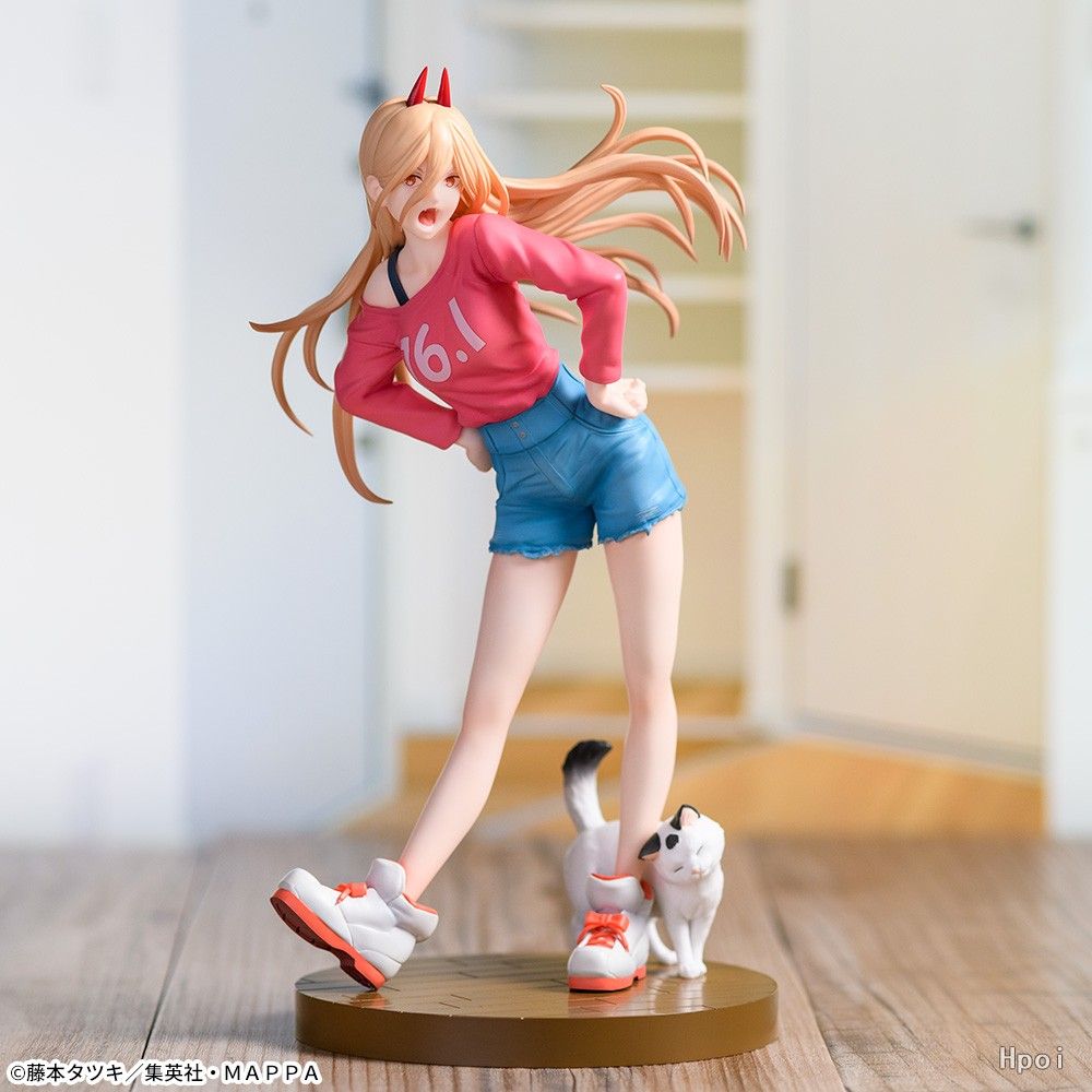[해외] 세가 SEGA 체인소 맨 Luminasta 파워 피규어 22cm 파바 피의 악마
