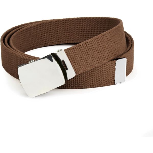 남자 벨트 캐주얼 혁대 남성 홀덤 군용 캔버스 웹 남성용  광택 은색 슬라이더 버클 튼튼한 내구성 조절