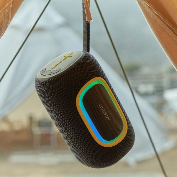 [오늘출발] 리브 붐패드 무선 LED 블루투스 스피커 스피커 듀얼 스테레오 3000mAh 슬롯지원 캠핑용 블루투스 VER 5.3