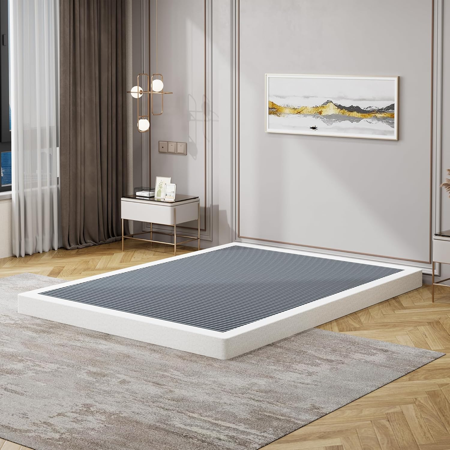 [오늘출발] 스나이 풀 박스 스프링 3인치 3000파운드 헤비 듀티 사이즈 메탈 매트리스