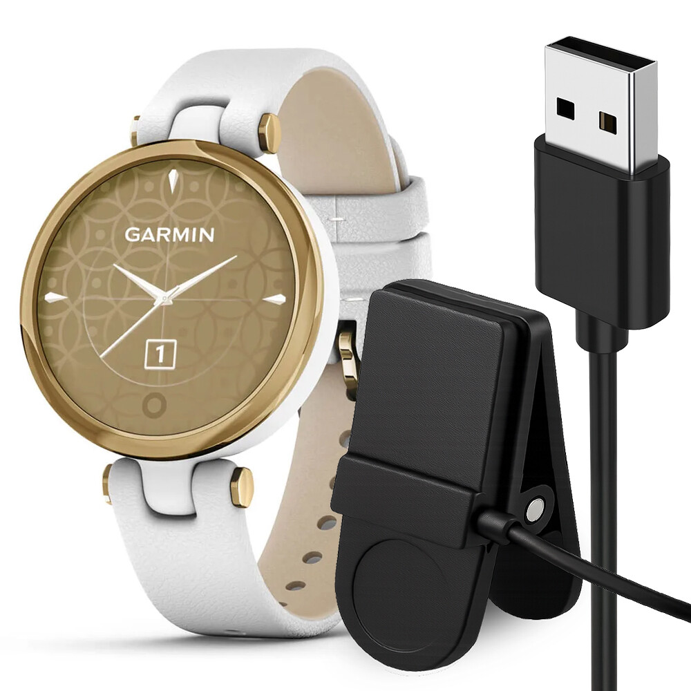 [쵸미앤세븐][오늘출발] [호환] 스페이스쉴드 가민 릴리 클래식  릴리 스포츠 호환 빅 클립형 충전 케이블 USB-A타입 1m