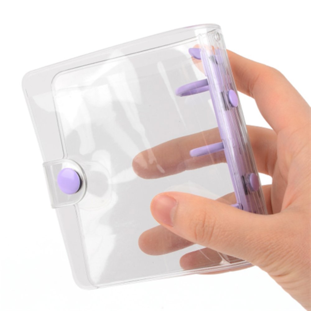 [오늘출발] 투명 3공 미니바인더 포카앨범 콜렉트북 폴꾸 다이어리 지배기 투명다이어리 포토카드앨범 덕질다이어리 바