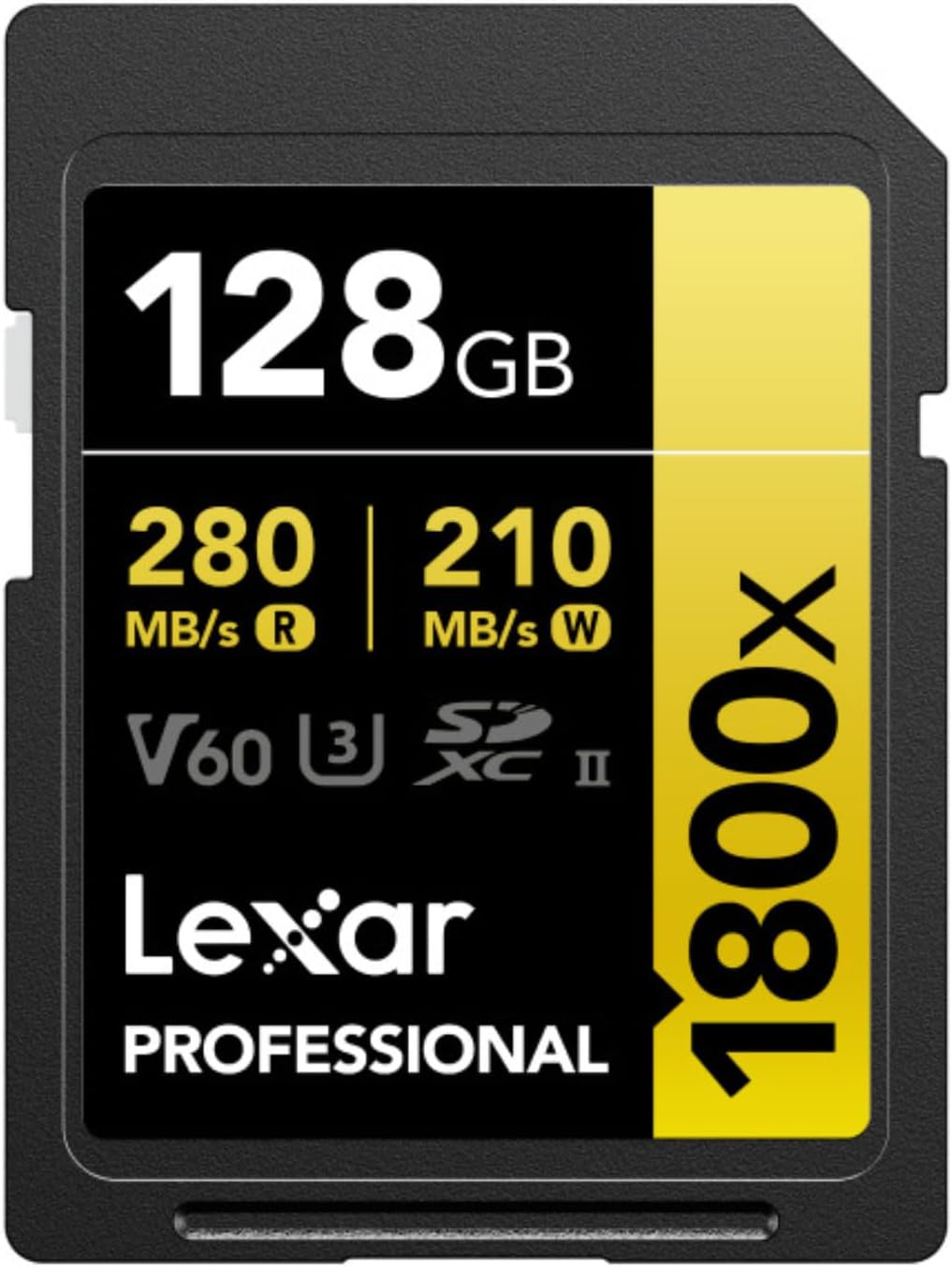 [오늘출발] Lexar 128GB 1800x UHS-II SDXC 골드 프로 메모리 카드