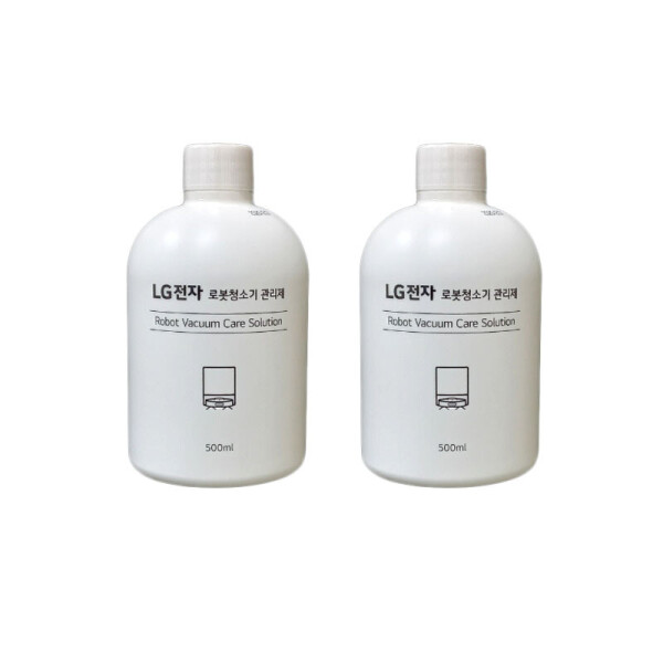 [오늘출발] LG전자 LG전자 정품 로보킹 AI 올인원 물걸레 세척 관리제(500ml)(2개입) B-93BHB B-94AH B-95AW B93BHB B95AWBH