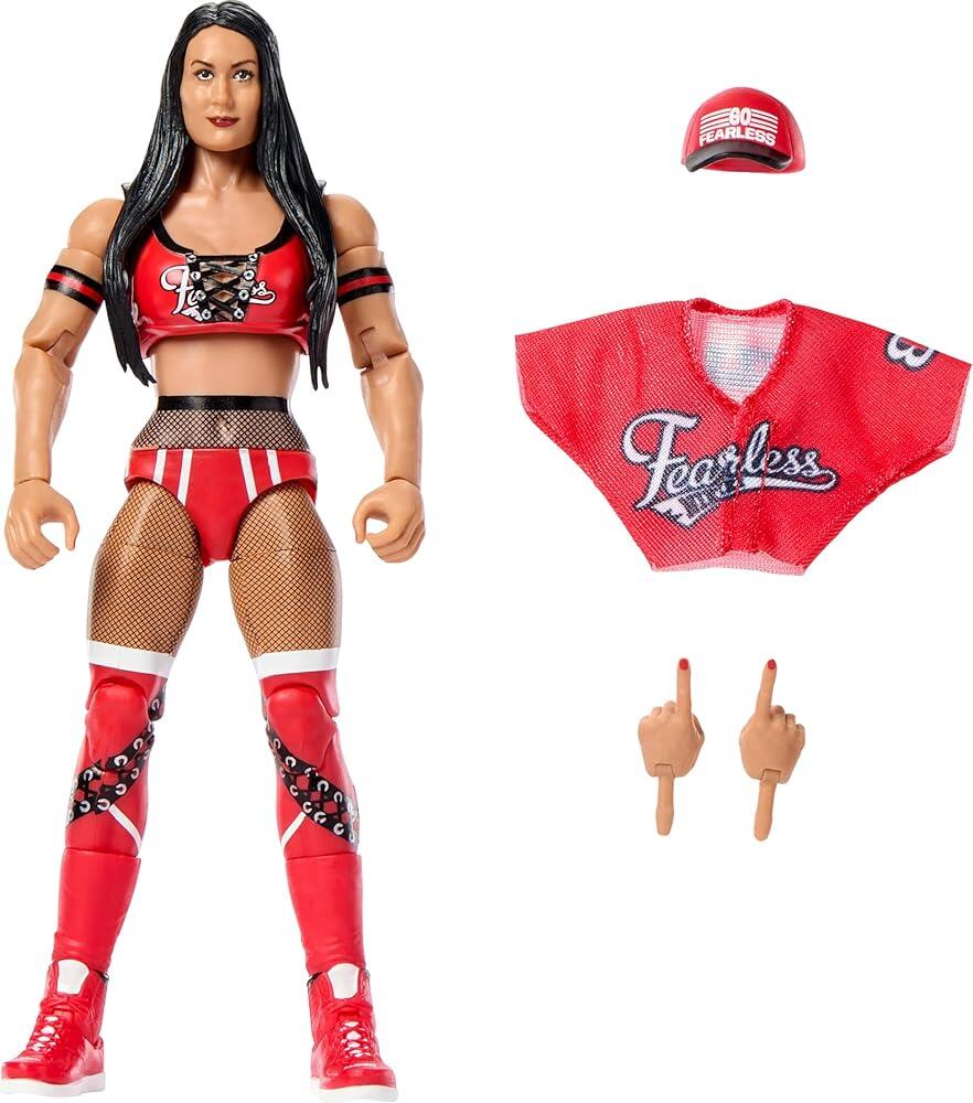 [해외] Mattel WWE 엘리트 액션 피규어 및 액세서리 시리즈 123 세트 15.2cm(6인치) 수집용 니키 벨라 25개의