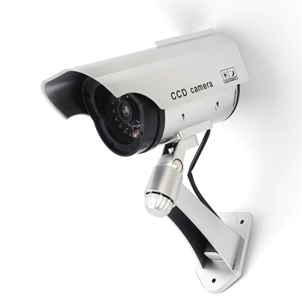 [오늘출발] 태양광충전식 CCTV 모형카메라 가짜CCTV 가짜씨씨티비 가짜카메라 모형CCTV
