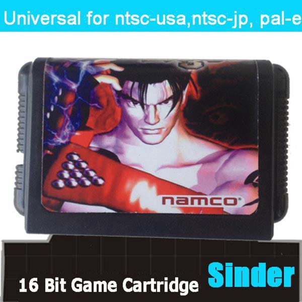 Genesis호환 Sega Drive호환 Tekken 3 스페셜 NTSC U 16비트 MD 게임 카드