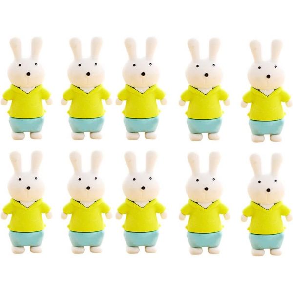 지우개 잘지워지는 떡지우개 선물 누오베스티 16개 만화 토끼 귀여운 장식 다용도 학생용